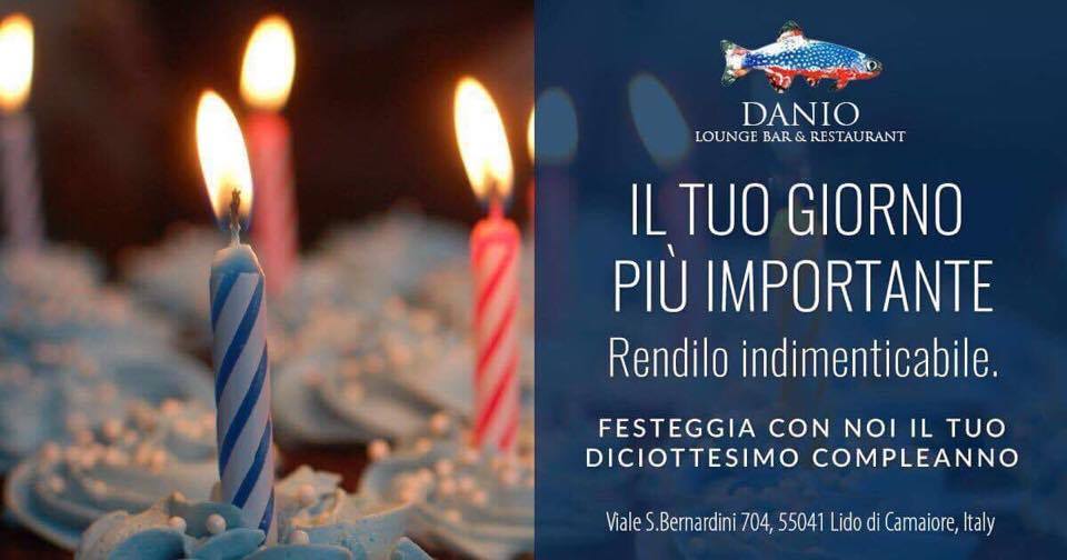 Danio Festeggiare compleanno